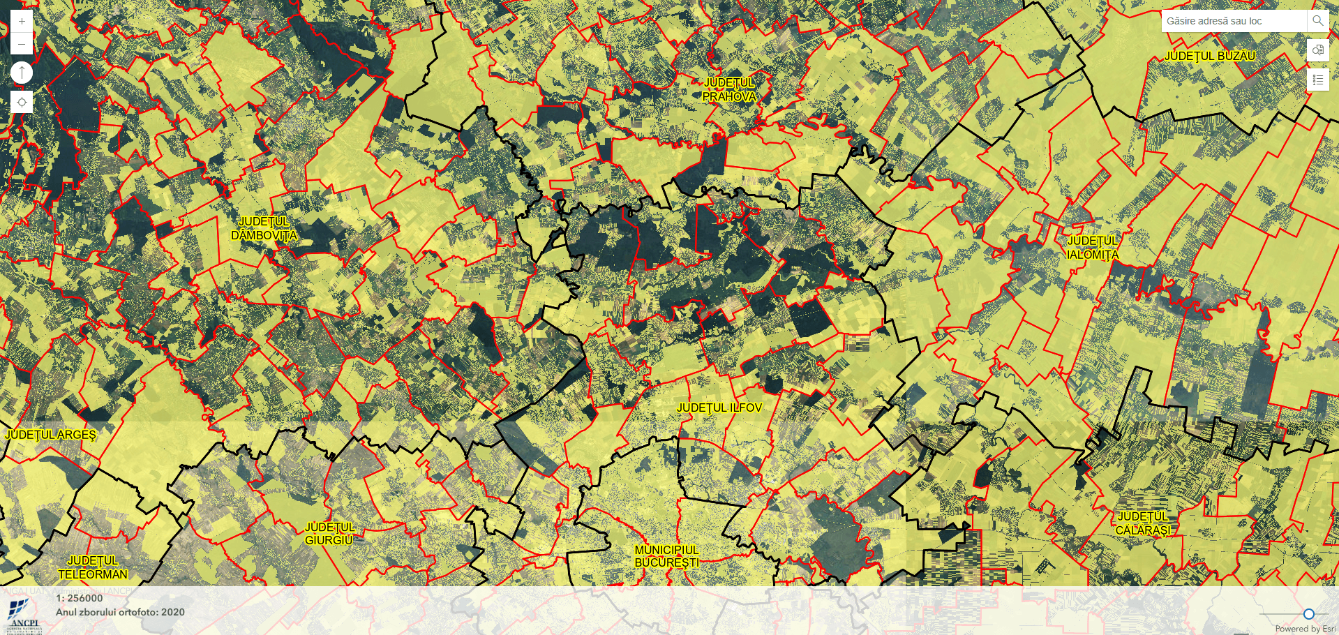 Aplicatie vizualizare numere cadatrale