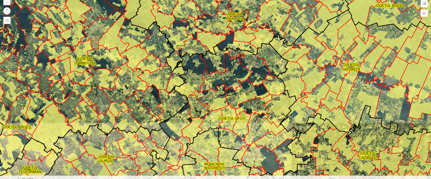 Aplicatie vizualizare numere cadatrale
